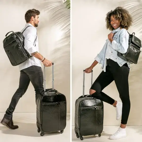 Mochila de viagem grande feminina, bagagem de mão, mochila impermeável para  fazer trilha e esportes ao ar livre, mochila escolar, G - Cinza
