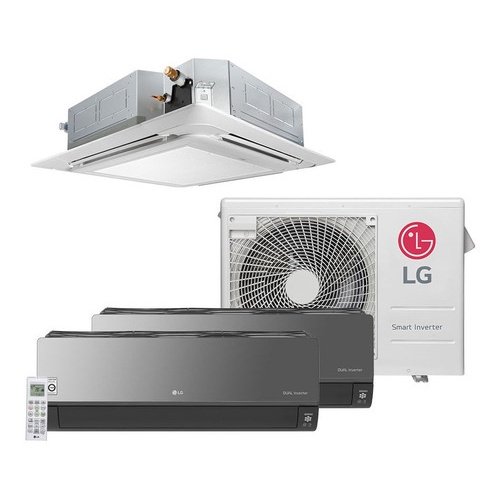 Ar Condicionado Multi Split Inverter LG Artcool 2x7000 E Cas