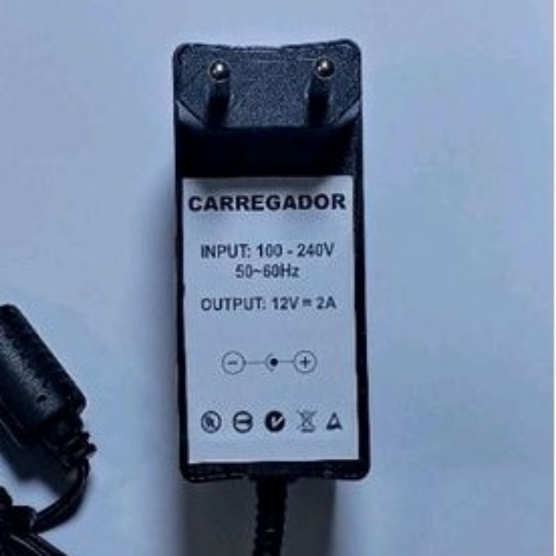 Carregador 12V Bandeirantes Magictoys para Moto Elétrica e Carro Infantil