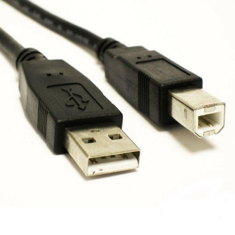 Combo 10 Cabos para Impressora USB 2.0 AM x BM 1,5 M