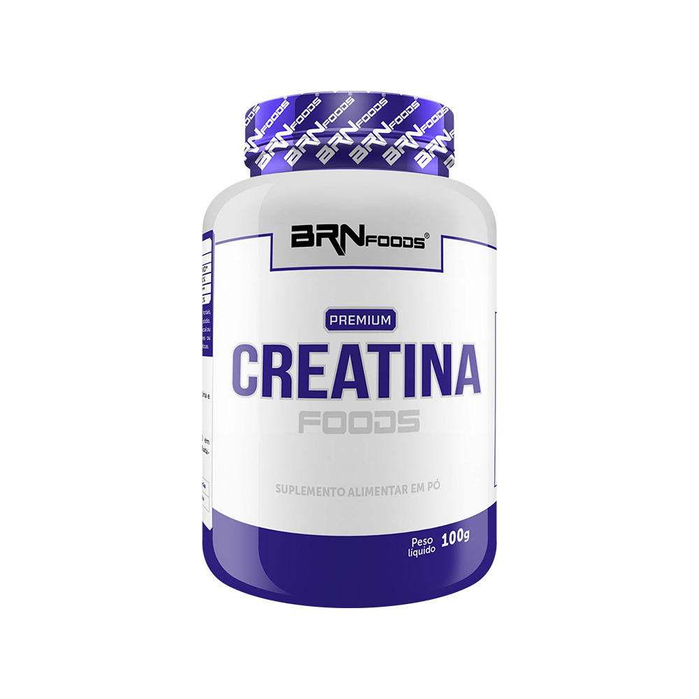 Creatina Premium 100g - BRNFOODS Suplemento para Ganho de Força e Performance