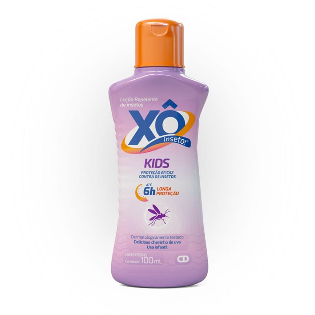 Creme Infantil Locao Repelente Xo Inseto Kids Fragrancia Cheirinho Uva 6 Horas Longa Protecao Cimed