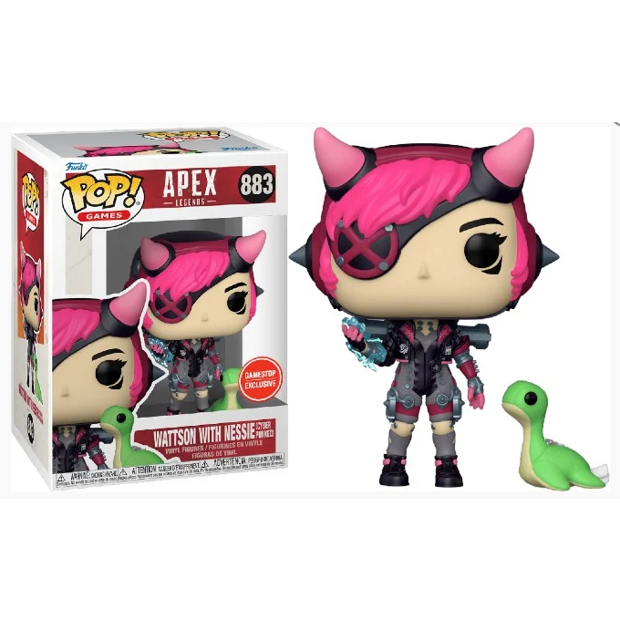 FUNKO POP APEX LEGENDS WATTSON WITH NESSIE CYBER PUNKED *EX* 883 NOVO NOVO ORIGINAL