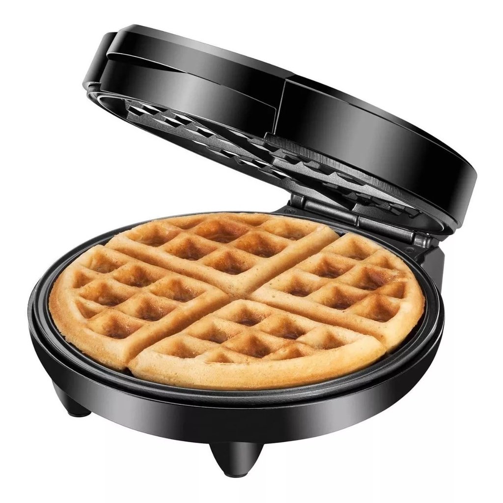 Maquina De Waffle Americano Grill Pratic Mondial Delicioso Waffle Maker 1200W de Potência Faz batata, Crepe e Tudo Mais