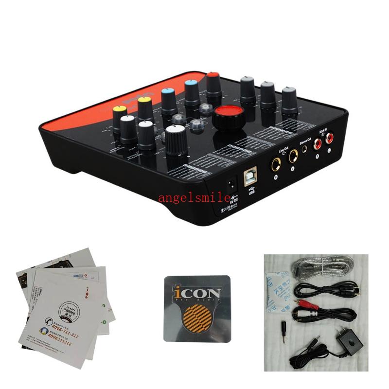 Melhor Mixer Profissional Ajustar Placa De Som Estéreo Console De Mixagem DJ Studio Streaming Personal Live Broadcast