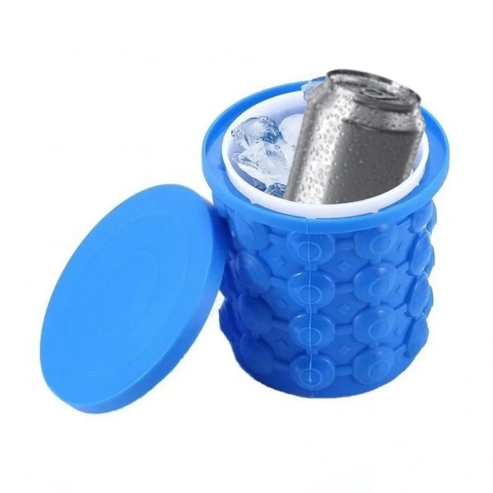 Mini Balde Gelo Máquina De Gelo Manual Ice Cube Maker Genie Novo Século