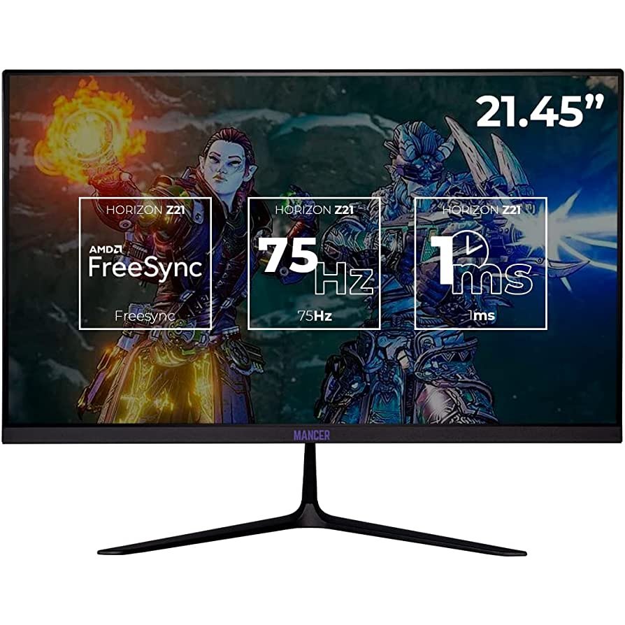 Monitor 1080P Mancer Horizon Z21 21,4 Polegadas VA 75Hz 1Ms !