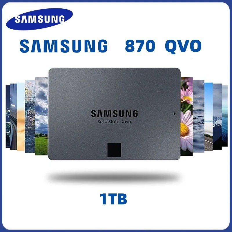 Samsung 870QVO Disco Rígido SSD 1TSSD PC Unidade De Estado Sólido MSATA Cartão De Memória Mais Novo Portátil