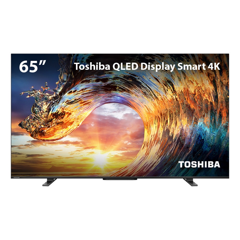 Smart TV QLED 65 4K Toshiba 65M550L VIDAA 3 HDMI 2 USB Wi-Fi - TB015M