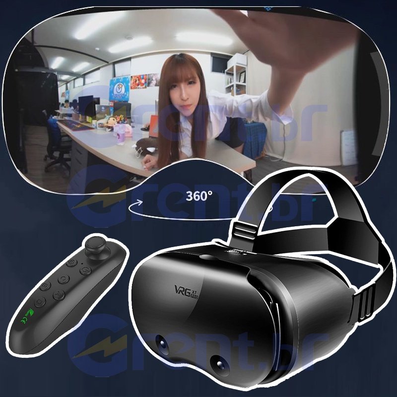 (entrega hoje) VRGPRO X7 Óculos VR de Realidade controle bluetooth Virtual/Visual/Tela Grande Para Smartphone De 5 A 7 Polegadas metaverse