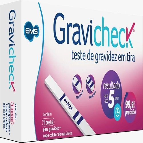 Gravicheck Teste De Gravidez Em Tira Ems