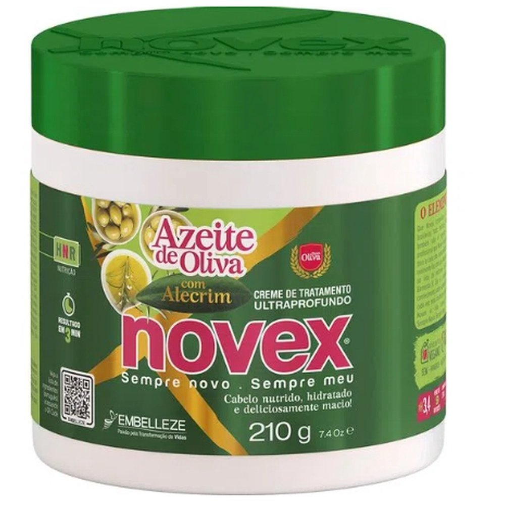 Novex Mini Creme de Tratamento Azeite de Oliva 210G