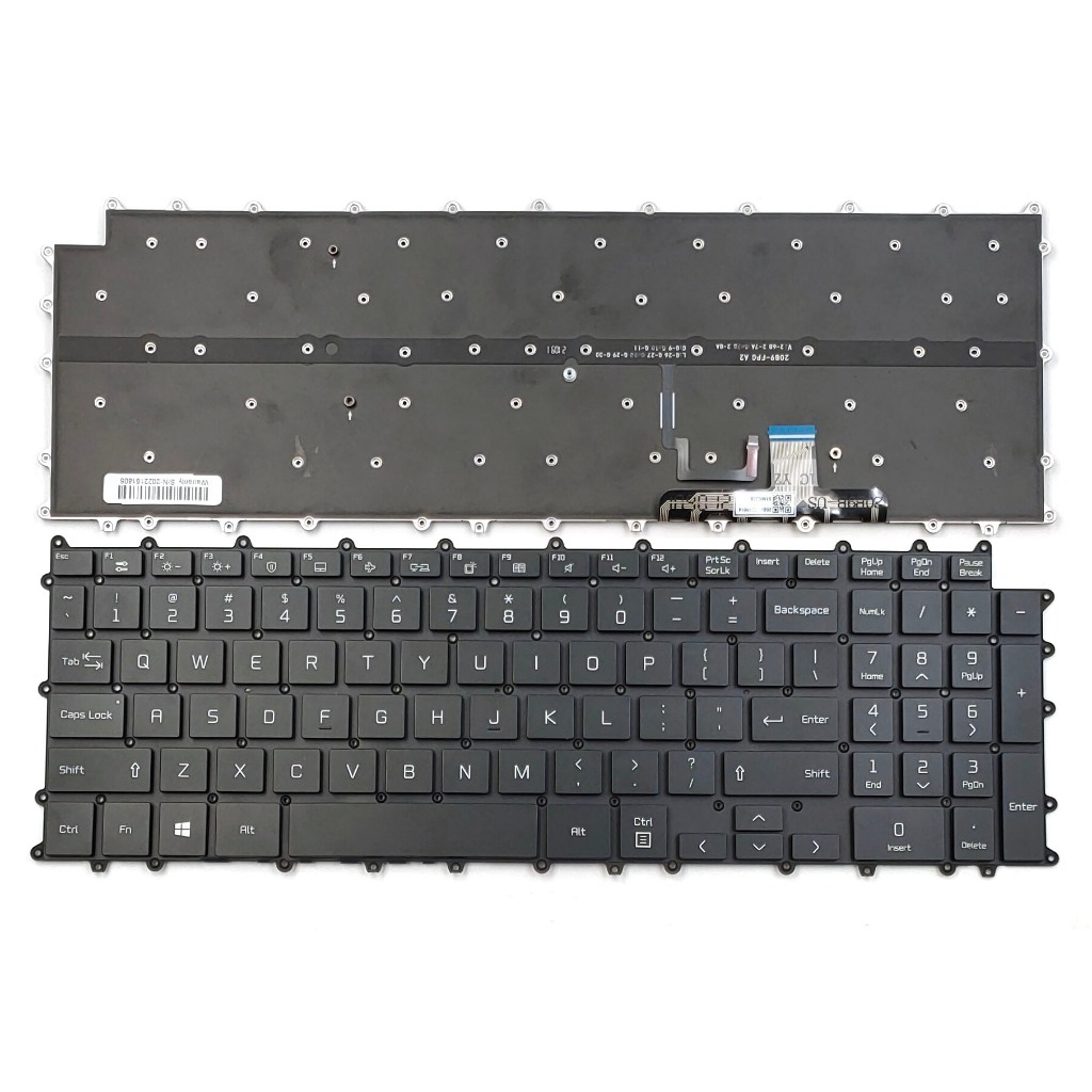 Novo LG Gram . 17Z90P 17Z90PE 17Z90P-G K N 17Z95P Teclado Retroiluminado US