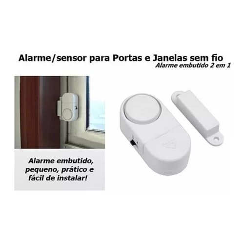 Alarme Contra Invasão Residencial Sonoro Porta Janela