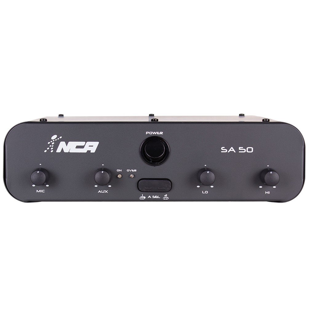 Amplificador Compacto Receiver Potência 50W Som Ambiente NCA LL SA 50