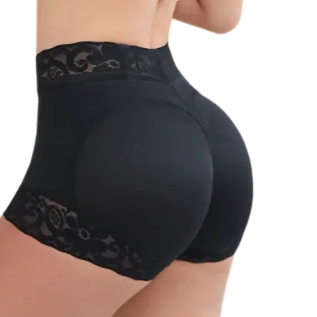 Cinta Modeladora Empina Bumbum Cintura Alta Tecido Macio Short Modelador