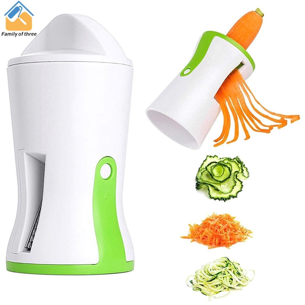 Espiralizador Manual Cortador De Vegetais Multifuncional Veggie Antiderrapante SHOPSKC4415