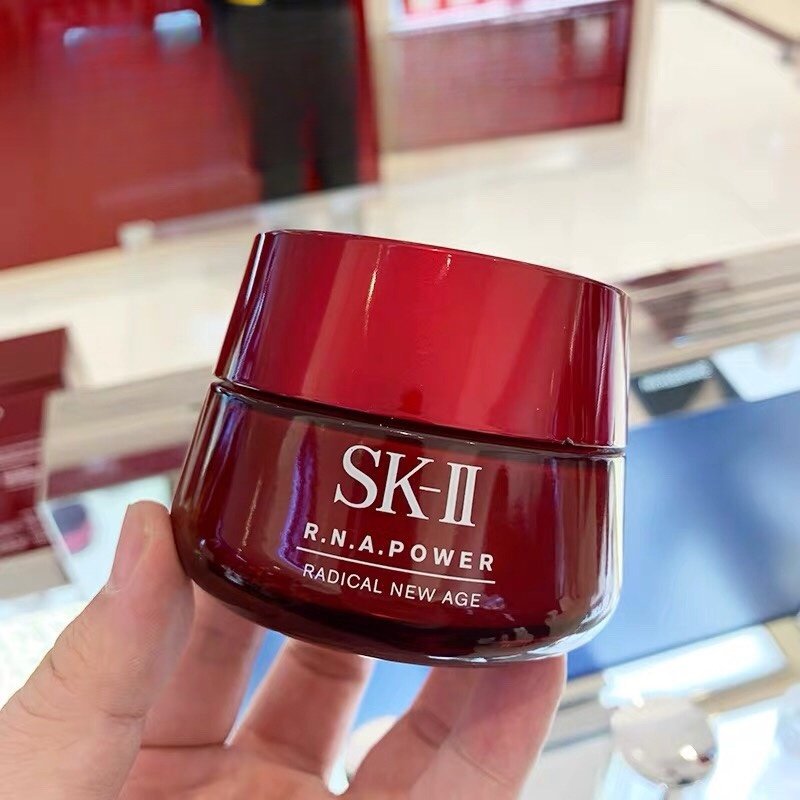 Essencial de reparo de SK-II Creme de garrafa vermelha de creme de rosto 80g hidratante, hidratante, hidratante, leve e cuidado da pele Presente de dia dos namorados