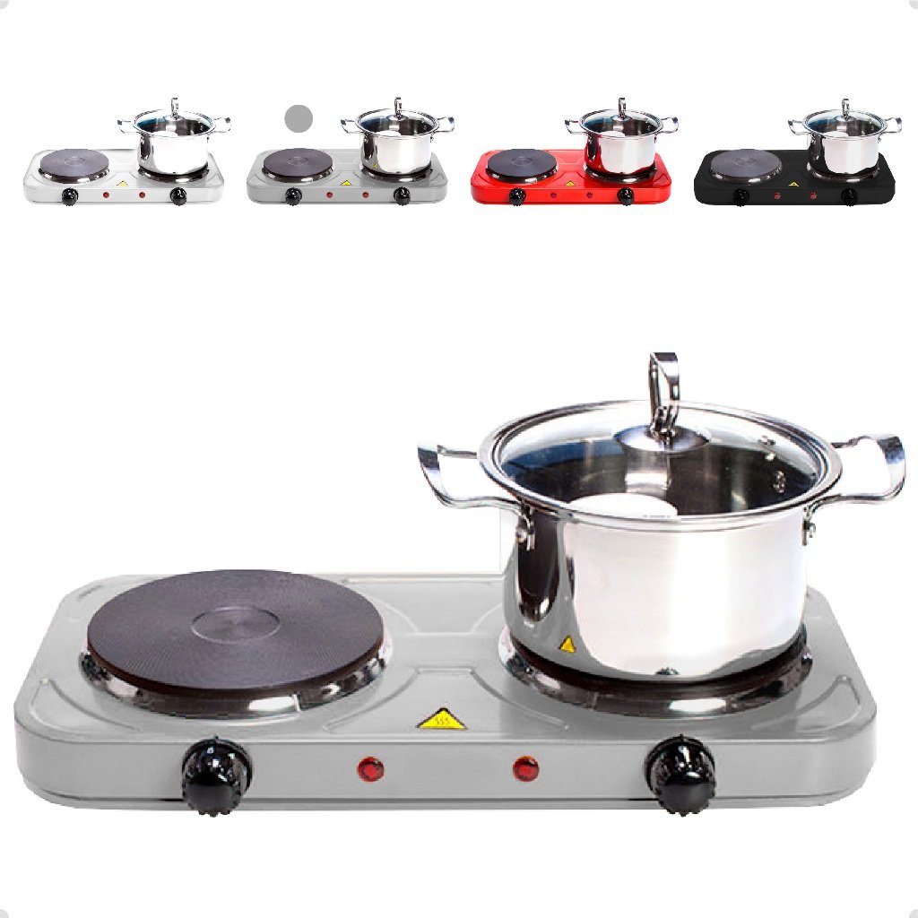 Fogareiro De Indução Cooktop Fogão Portátil Elétrico 2 Bocas 2500w De Potencia Linha Premium