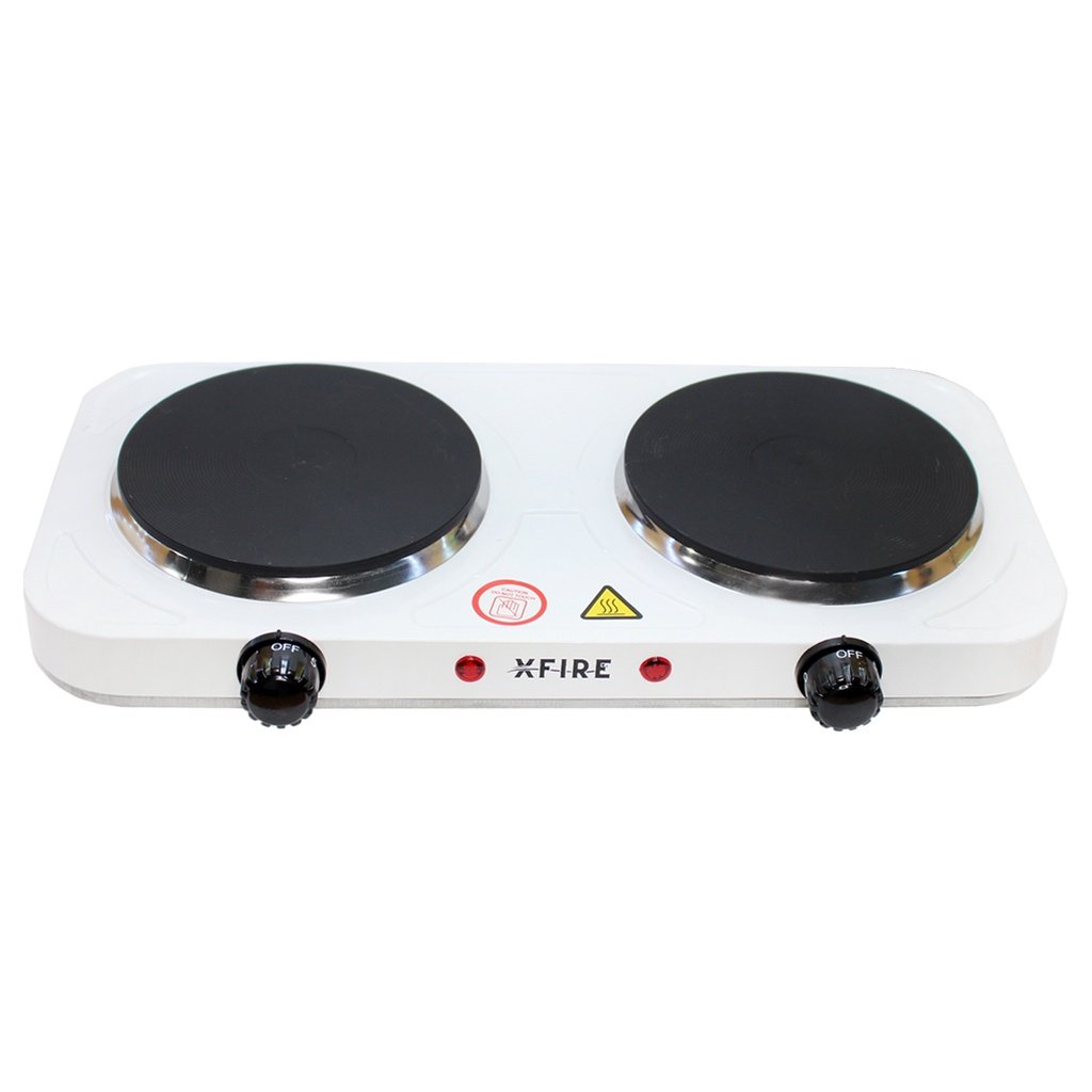 Fogão Cooktop Elétrico de Mesa 2 Bocas Xfire 2000w 127v Branco