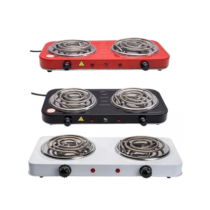 Fogão Cooktop Elétrico Fogareiro 2 Bocas 2.000 Watts