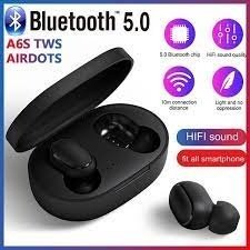 Fone de Ouvido Bluetooth Sem Fio A6s Pro Melhor que Airdots Xiaomi A6S TWS Bluetooth 5.2 Original