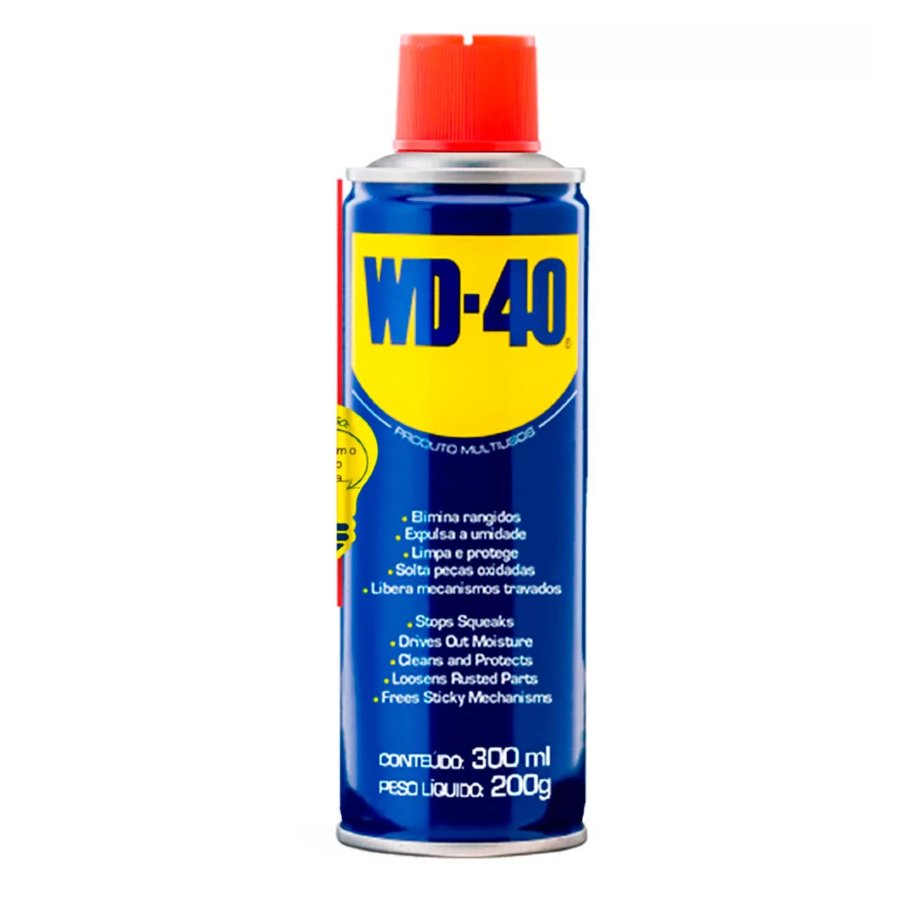 Óleo Lubrificante Desengripante Spray WD-40 300ml Multiuso