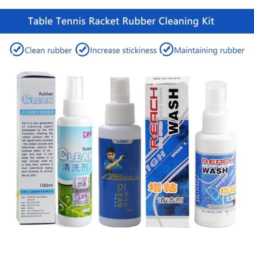 LOKI 729 Tackifier Limpador De Borracha De Mesa De Tênis Manutenção Líquido REACH Yinhe Racket Rubber Cleaner Care Set