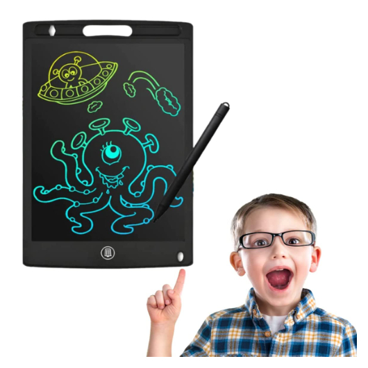 Lousa Mágica Colorida Tela Lcd Infantil De Escrever E Desenhar Tablet