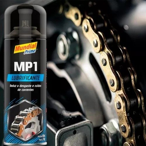 Lubrificante Graxa De Correntes Motos Bicicletas 250ml Spray Mp1 Aerosol - Mundial Prime