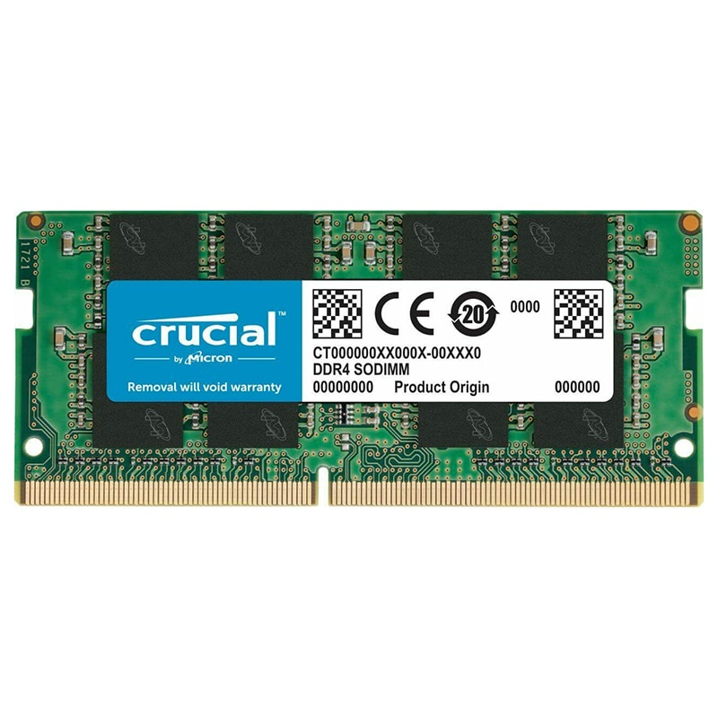 Memória Ram Color Verde 8gb 1 Ddr3l 1600mhz Crucial Ct102464bf160b