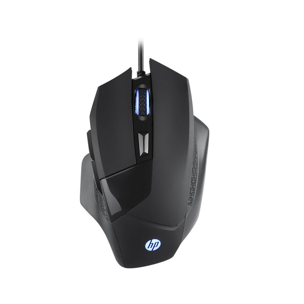 Mouse Gamer USB HP G200 Preto 4000 DPI 6 Botões