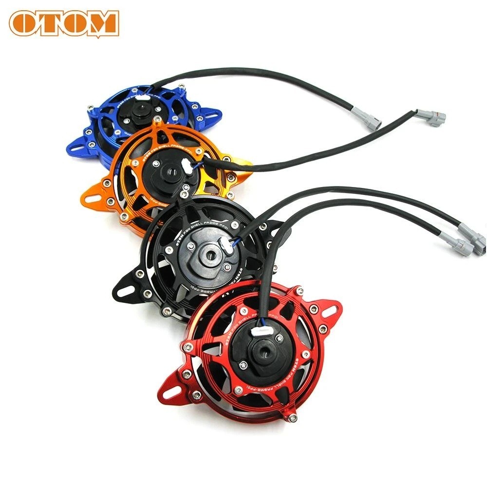 OTOM Universal Motocicleta Radiador Elétrico Ventilador De Água Resfriador De Óleo Para Todas As Bicicletas De Sujeira Motocross ATV