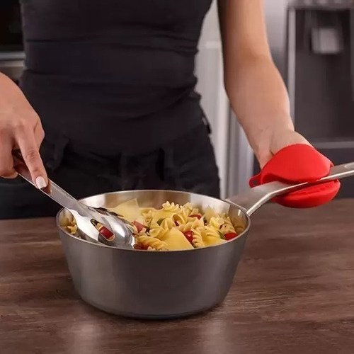 Pegador Jacaré Luva De Silicone Cozinha Térmica Forma Bolo Forno