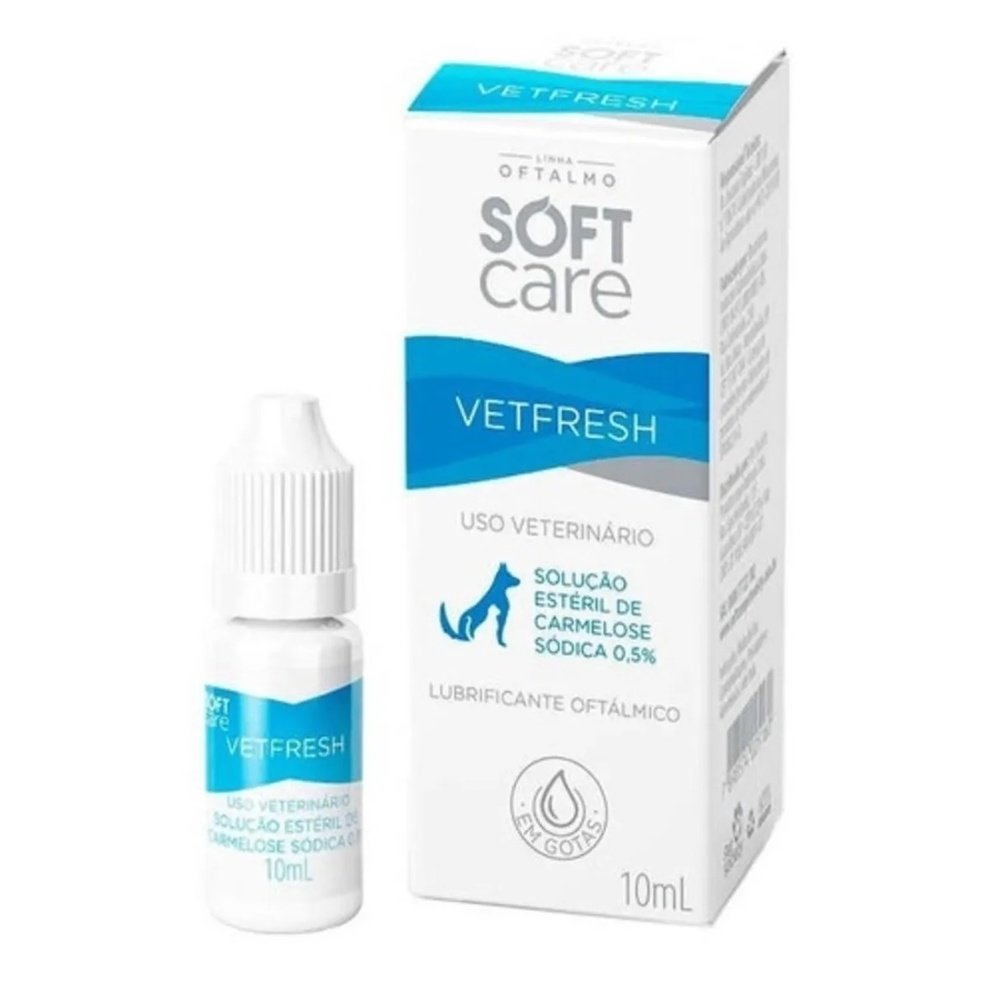 Vetfresh Colirio Lubrificante Soft Care 10 Ml Caes E Gatos