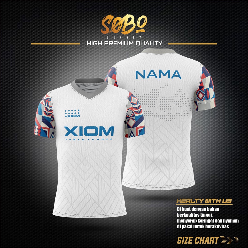 Tênis De Mesa XIOM | Camisa PINGPONG Personalizada
